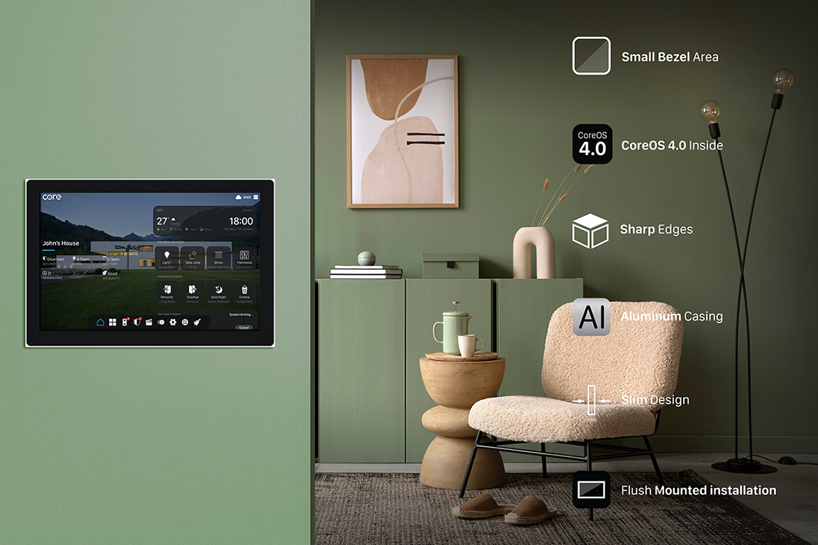 Core Touch Screen صفحه نمایش و کنترل لمسی Core Surface